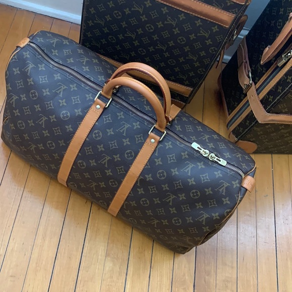 Louis Vuitton Boston keepall 55 Travel Bag. - Picture 13 of 15
